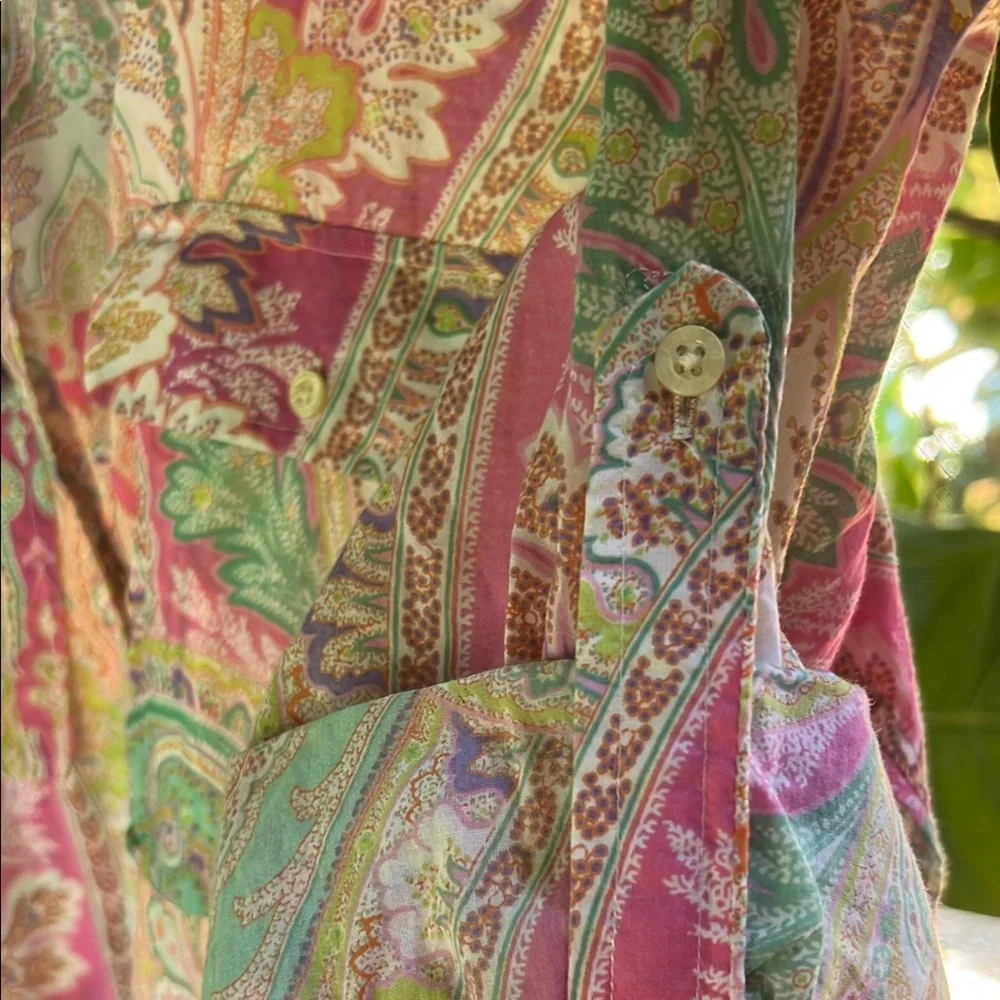 Lauren Ralph Lauren Paisley Shirt - Picture 3 of 9